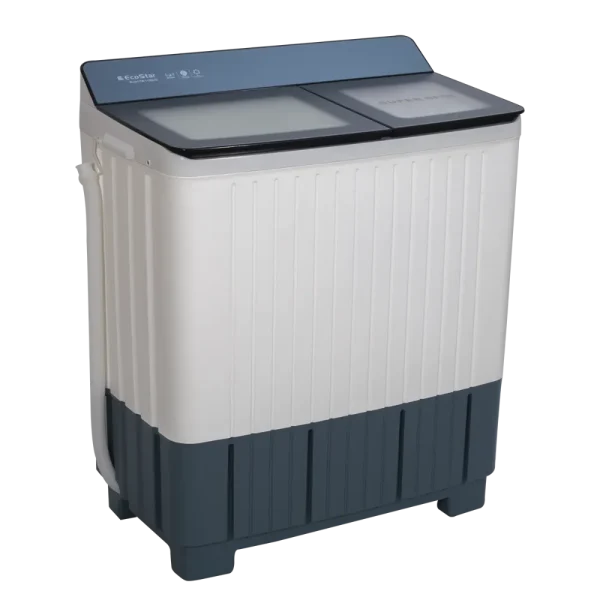 EcoStar Twin Tub - Glass Lid (Transparent) 10 KG-1